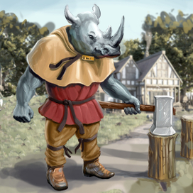 Персонаж Носорог