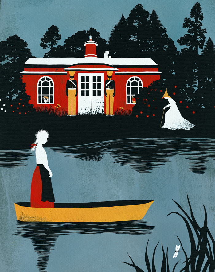 Иллюстрация - 2 к сказке Х.К. Андерсена "Снежная королева"