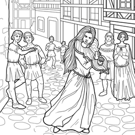 Лайнарт для раскраски