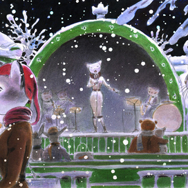 вчера,вчера...в театре падающего снега