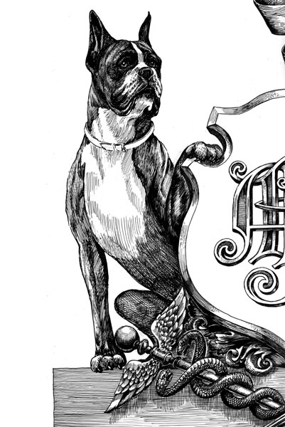 Фрагмент геральдической композиции