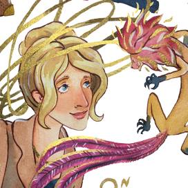 портрет Джоан Роулинг, фрагмент