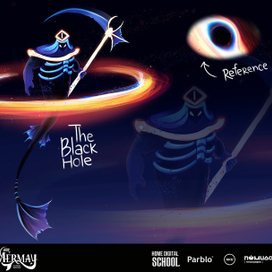 Mermay космическая русалка Черная дыра