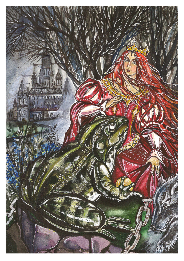 Сказки Братьев Гримм. Король-лягушонок, или Железный Генрих