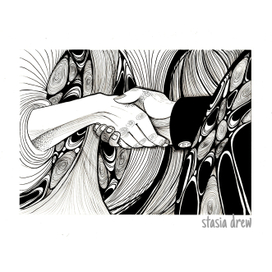 Иллюстрация к произведению А.П. Чехова "Пари"