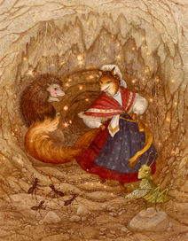 Словенская сказка. Отчего зимой ежики спят, а у муравьишек ножки кривые)