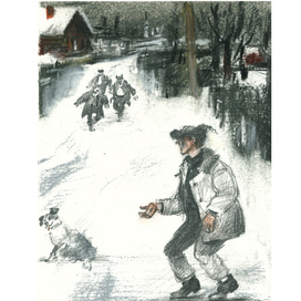 Мальчик с коньками