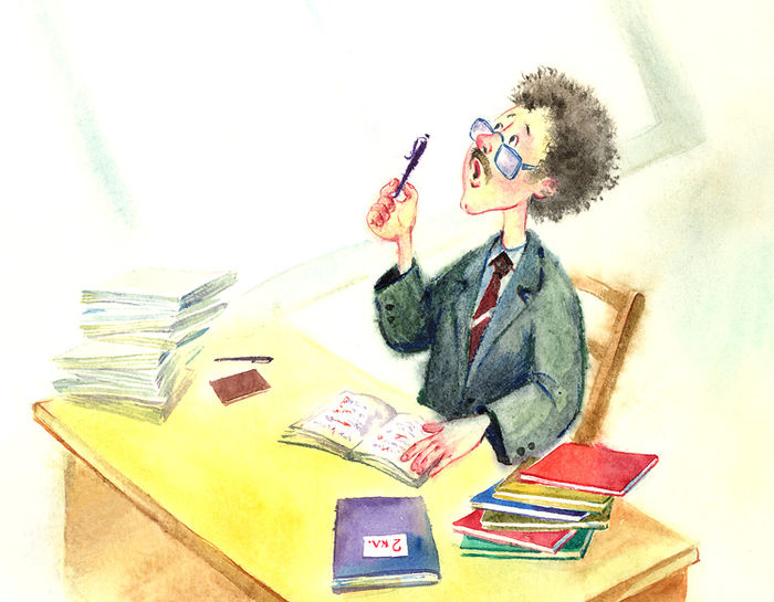 Иллюстрация к "Сказке о летающем ботинке"