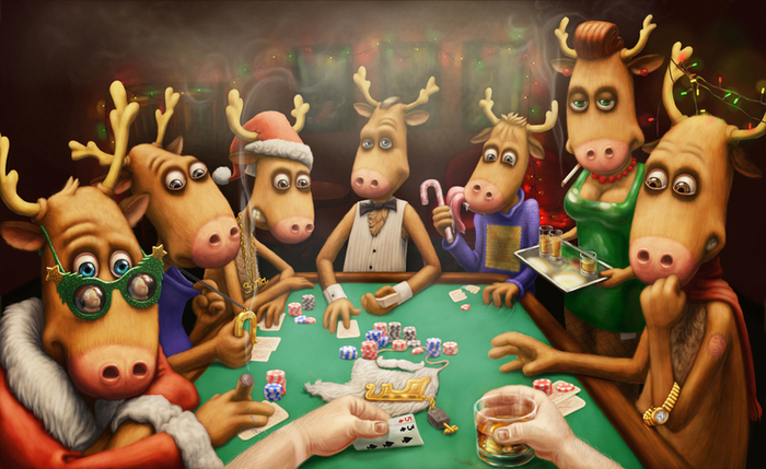 Santa Claus is an unlucky gambler