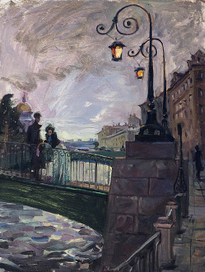 Иллюстрация к произведению Ф.М.Достоевского "Белые ночи"