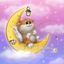 Ещё один вариант, только с рыжим котиком. :)