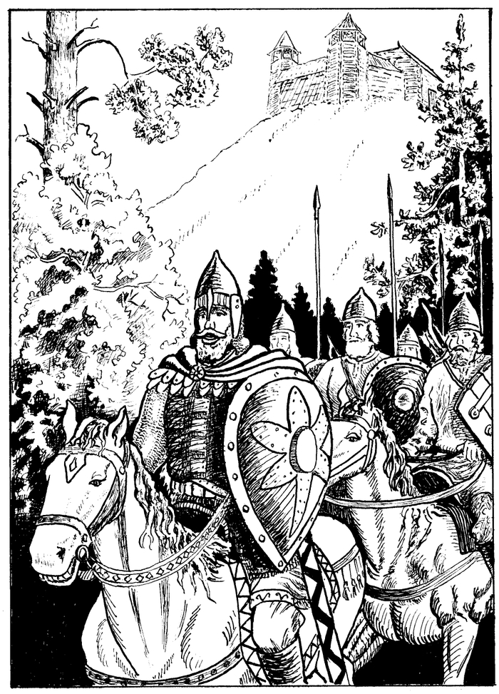 Иллюстрация к книге "Богатырская невеста"