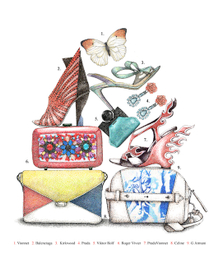 иллюстрация для журнала Fashion Collection