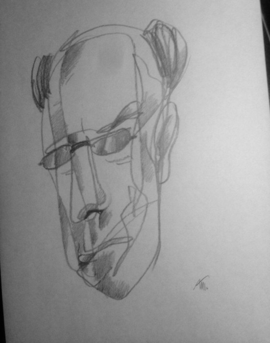 Строгий преподаватель рисунка