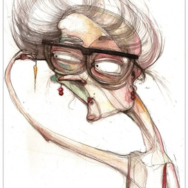 Бабуся и морковка