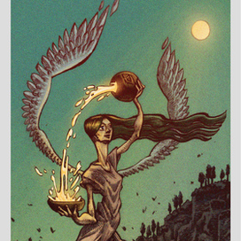 Старшие Арканы Таро: Умеренность