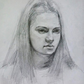 Портрет девушки на солнце 