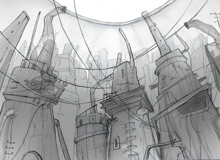 Серый город