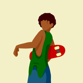 Арт "скейтер"