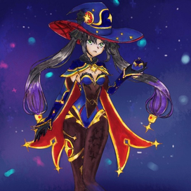 Мона из геншин импакт 