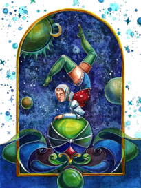 Момент восхода Зеленой Звезды