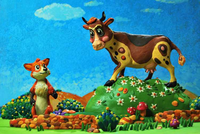 Герои армянских сказок, сделанные из пластилина