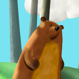 Иллюстрации к детским книгам Маша и медведь
