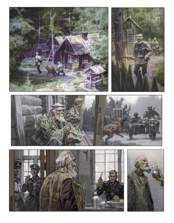 Комикс для декабрьского номера журнала "Военный"