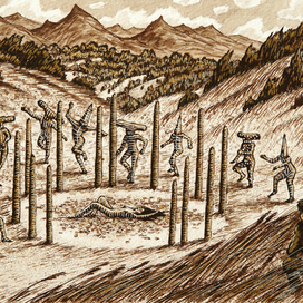 Ритуальные танцы Менар