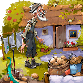 Иллюстрация к книге" Дракончик Бергамотик"