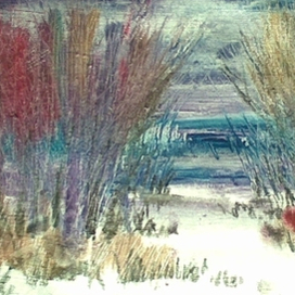 Детский протопт первой тропинки к речке