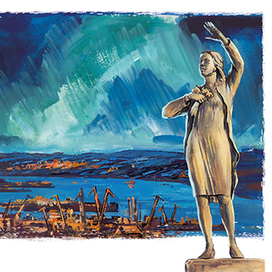 Иллюстрация и макет марки