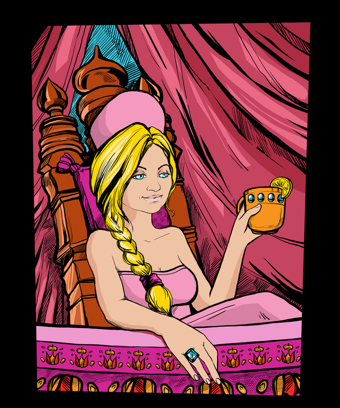 принцеска на балконе)