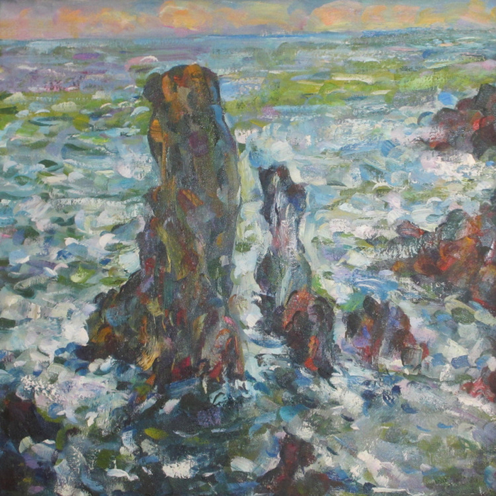 КЛОД МОНЕ. СКАЛЫ В БЕЛЬ-ИЛЬ ( КОПИЯ 2)