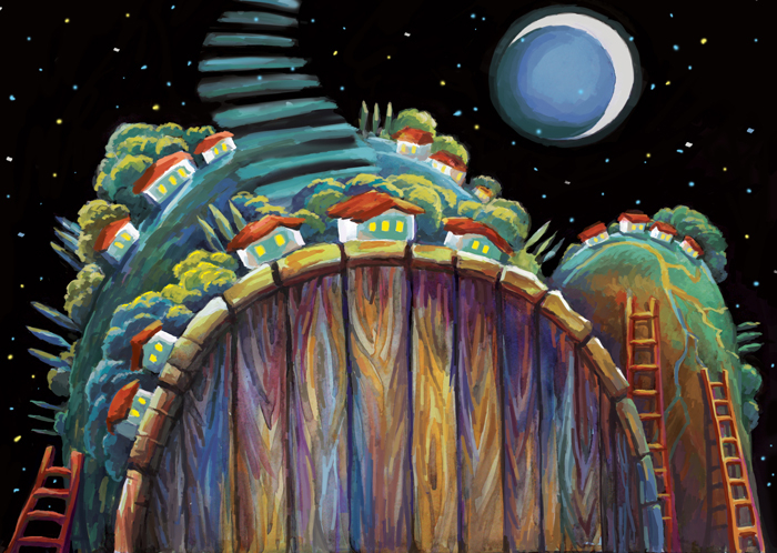 Декорация к спектаклю. фрагмент.