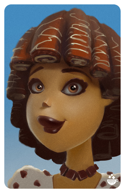 рулетная прическа