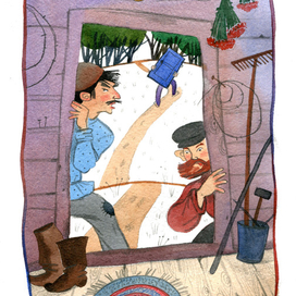 Иллюстрация к книге "Лучшие сказки мира", С. Маршак.