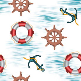 Морской принт