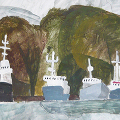 Этюд. Корабли