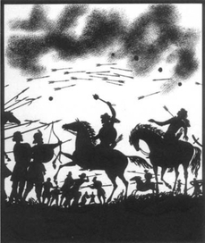 Иллюстрация к поэме Константина Иванова "Вдова"