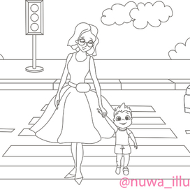 ПДД раскраска