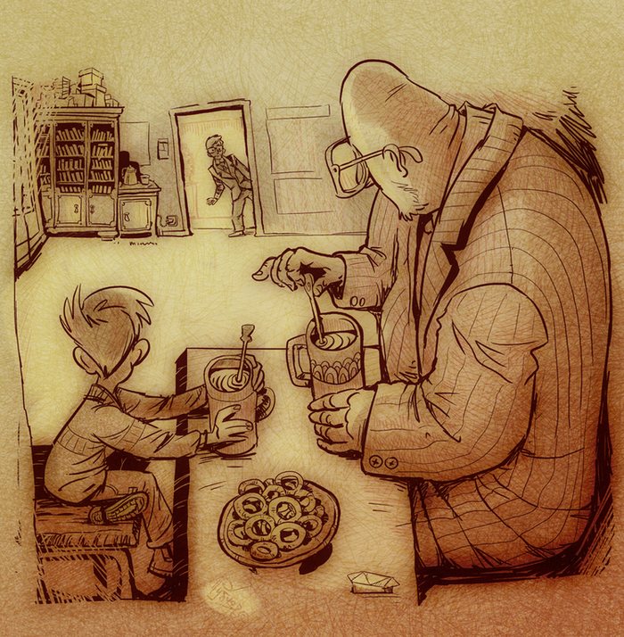 в гостях у начальства