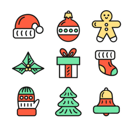 Новогодние иконки