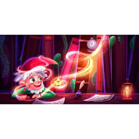 Гномик и звездочка. Книжный разворот