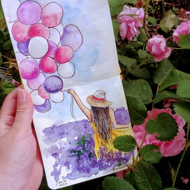 Девочка с шарами