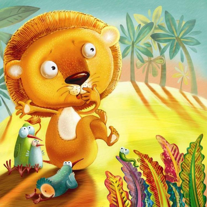 Обложка "Непонятливый львёнок"