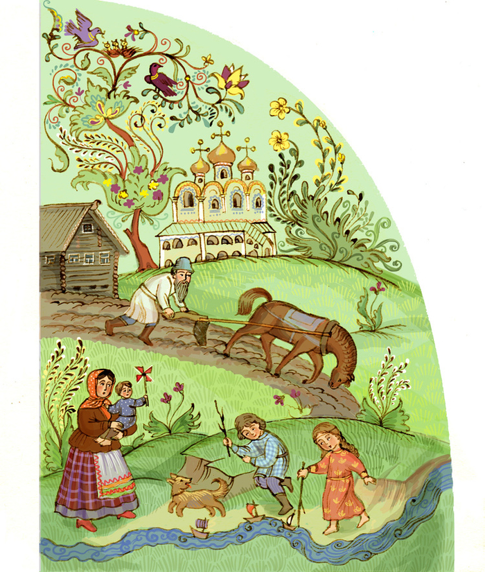 Боковые створки к среднику Царь-Весна