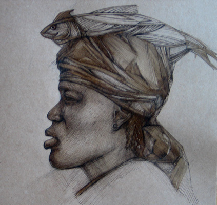 портрет эфиопа