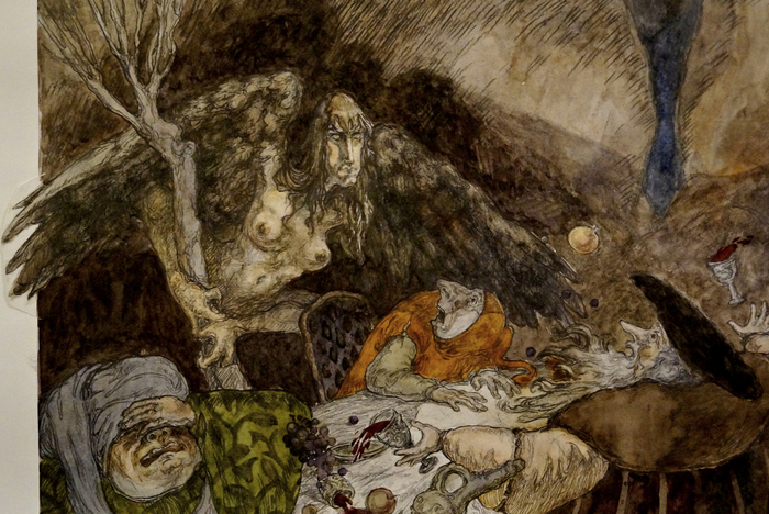 Иллюстрация к пьесе "Буря" В.Шекспира 