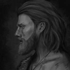 Очень суровый мужчина